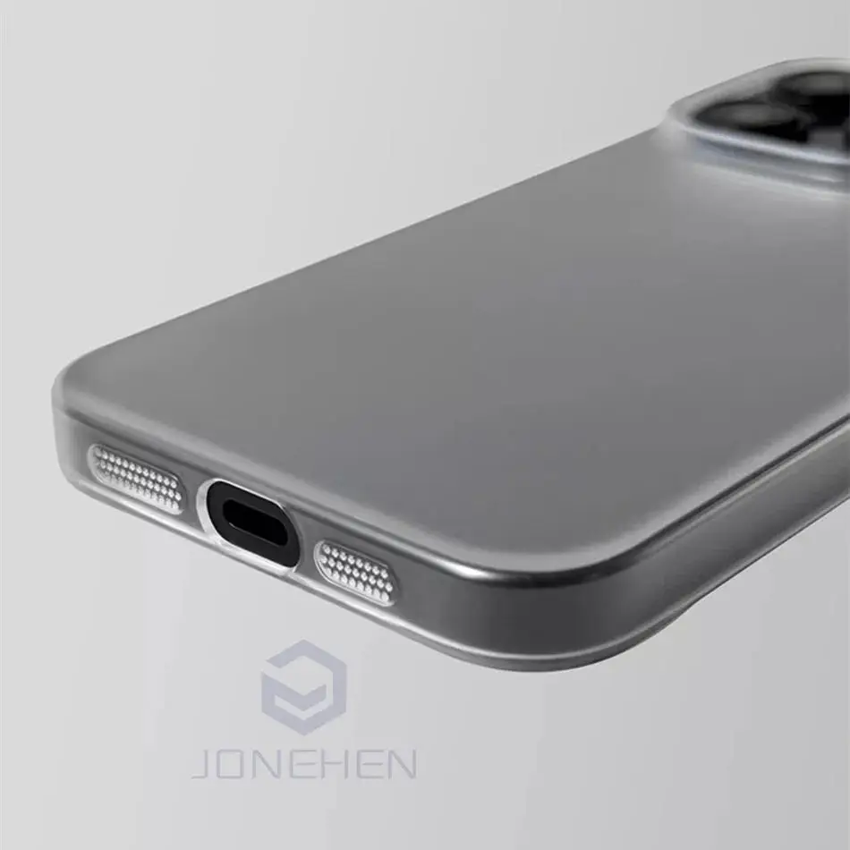 Ultra Thin Hard PC HD Clear Phone Case For iPhone 16 15 14 13 12 Pro Max Shockproof Slim Silky Skin Frosted Translucent Cover