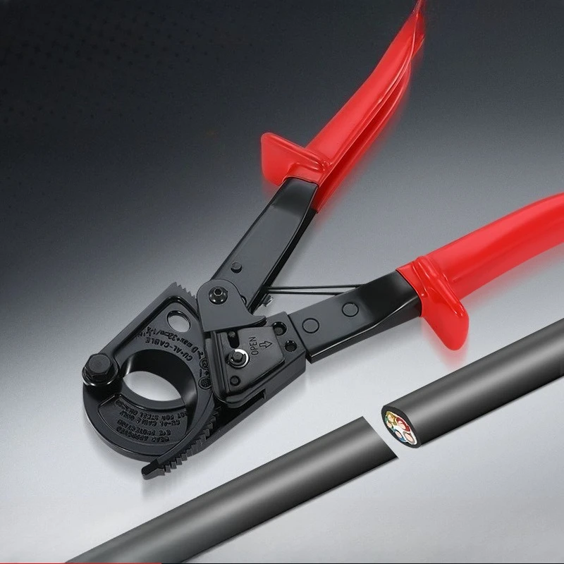 1 قطعة 10/11 بوصة قاطع السقاطة قطع الأسلاك السريعة وقاطع الكابلات ، مقبض مريح كماشة قطع الأسلاك متعددة الوظائف #4