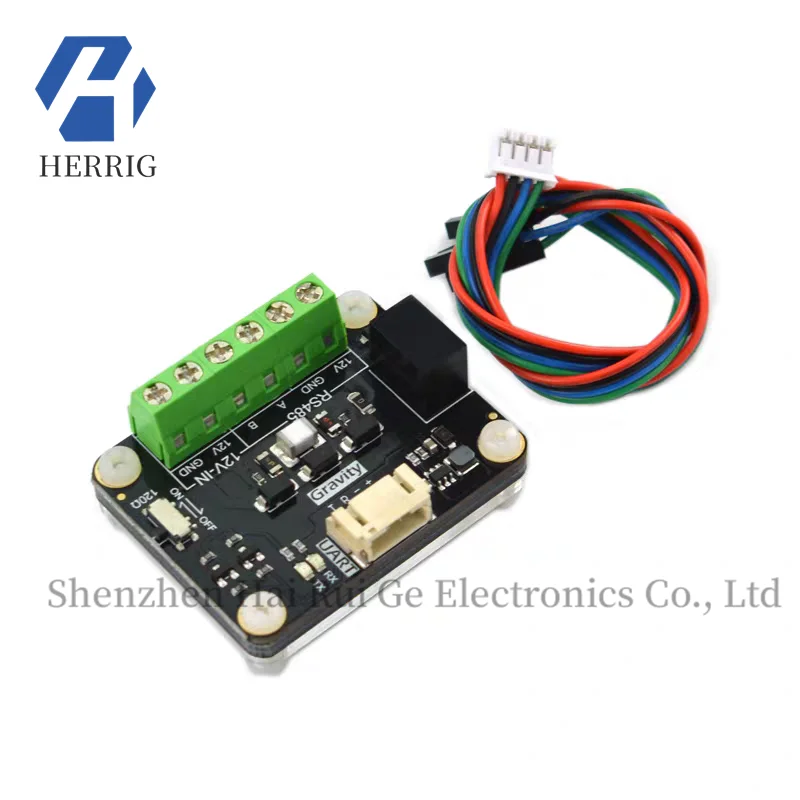 DRObot Gravity: RS485 to UART signal conversion module with power supply industrial grade isolation