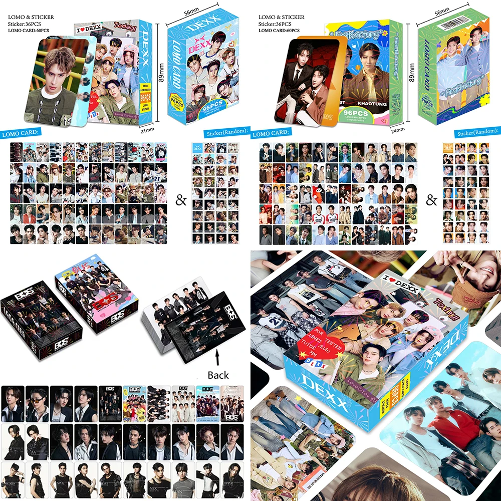 Thailand Star DEXX Lomo Card Cosplay Famous Team Bus FirstKhaotung DIY Stickers Halloween Party Props Home Decor Friends Gifts