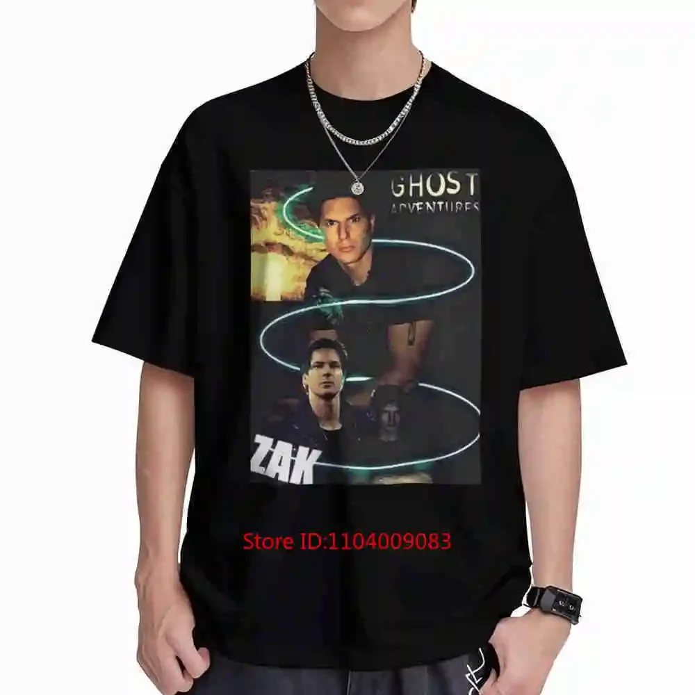Ghost Adventures Zak Bagans Short Sleeve Tee 100% Cotton T-Shirt