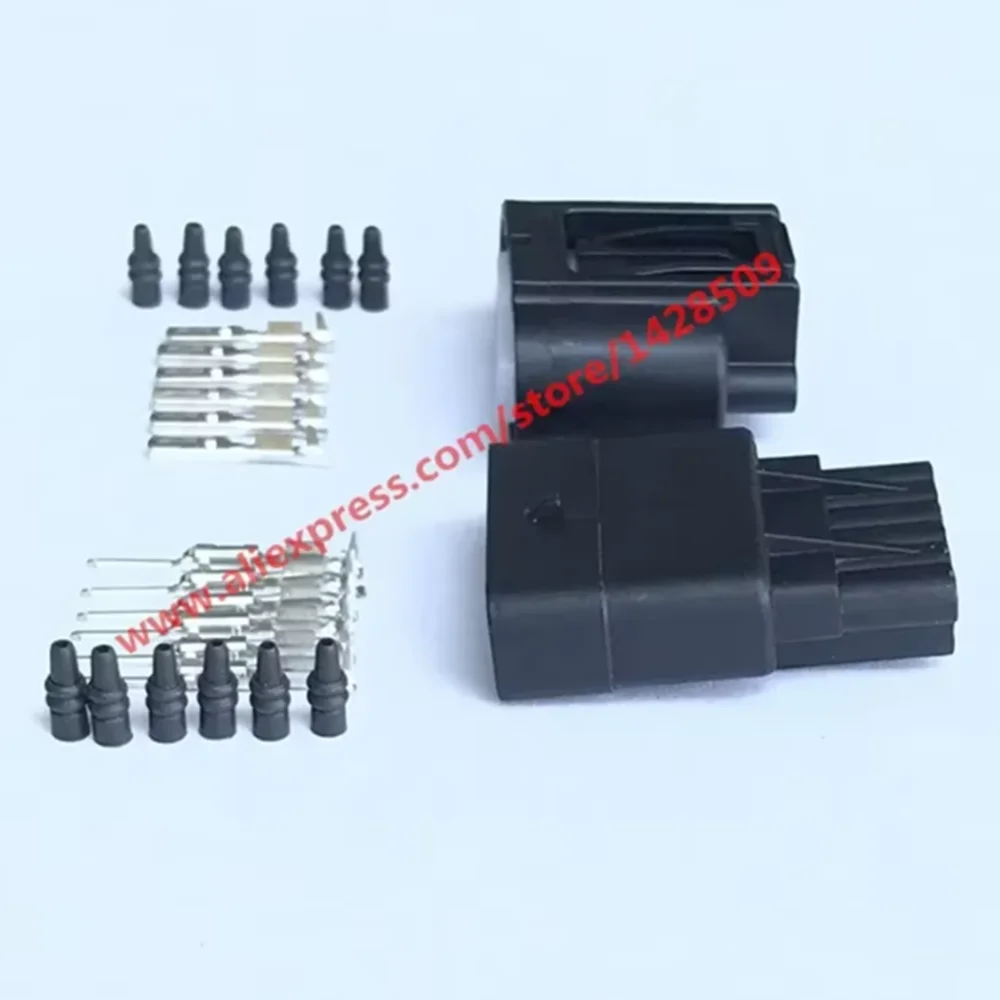 1 Set 7287-1380-30 Female Male 6 Pin Electrical Accelerator Pedal Sensor Connector Auto Plug For Honda Acura Nissan