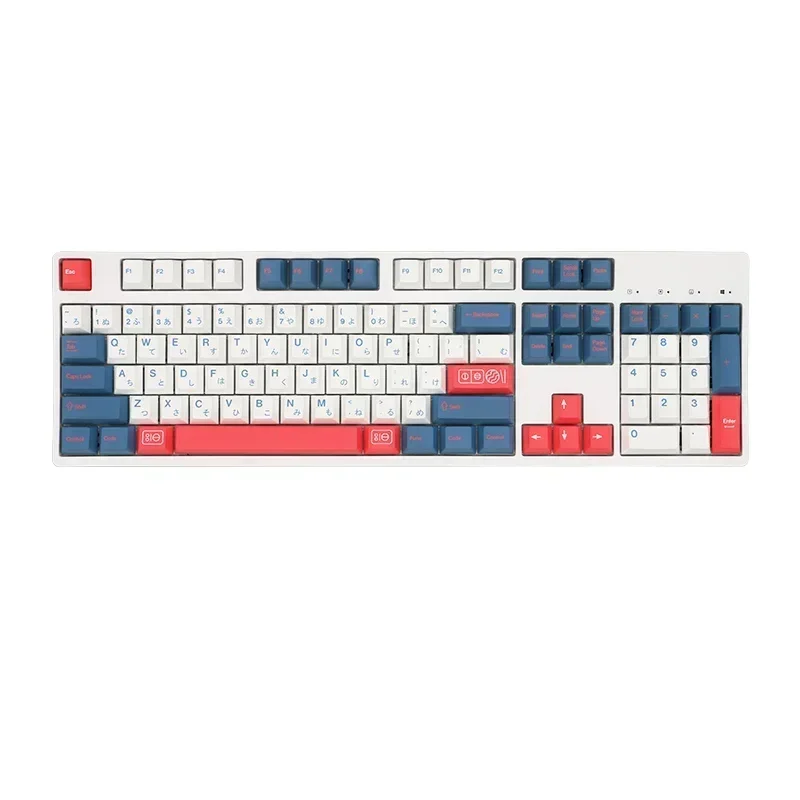 Theme Small Full Set of Keycaps Original Height PBT Sublimation Simple Mechanical Keyboard Keycaps