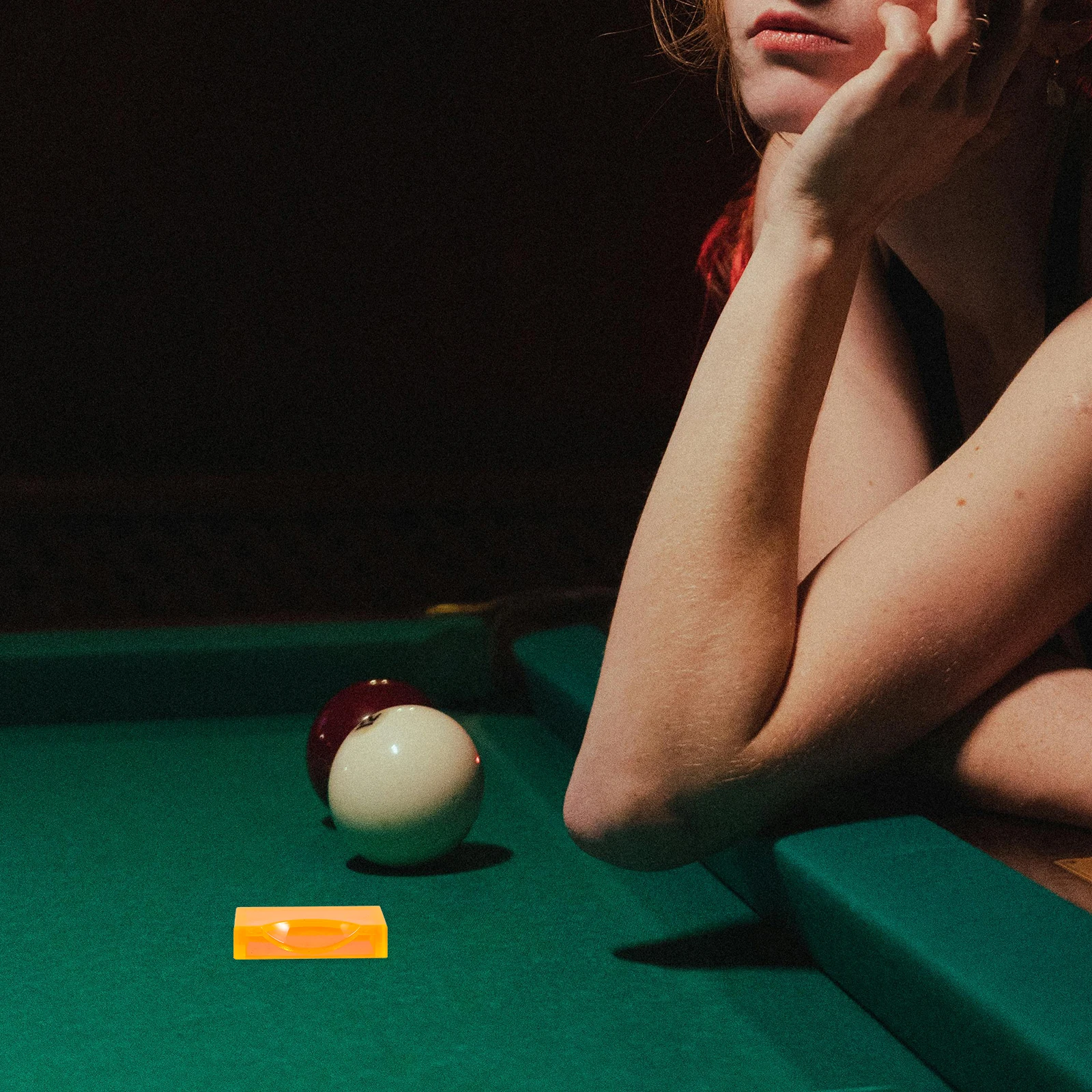 

Billiard Ball Locator Pool Holder Accessories The Plastic Indoor Position Marker Man Stick Fixed Clip