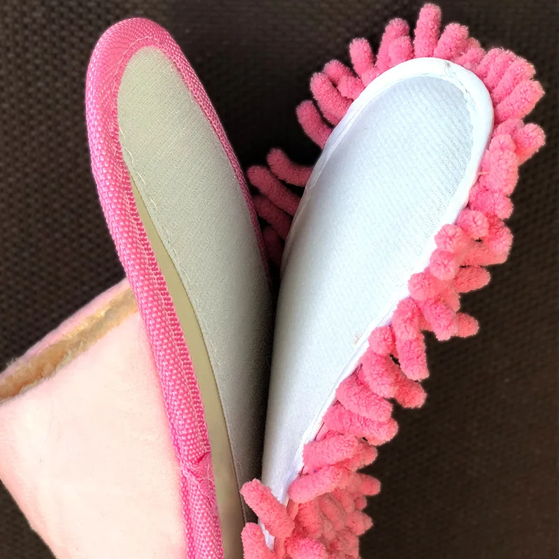 Washable Lazy Mopping Slippers Microfiber Cleaning Floor Dusting Slippers Detachable Mop Shoes Household Floor Cleaning Tools