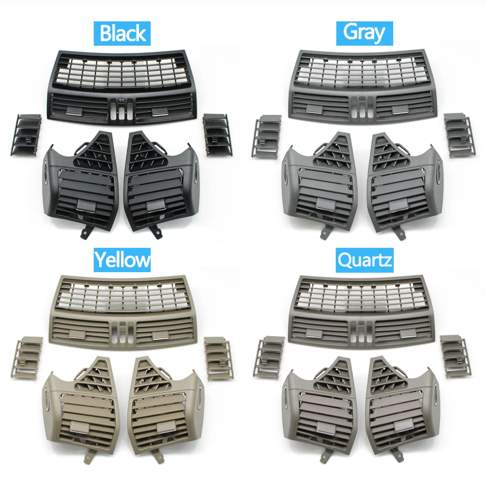 Car Front Dashboard Middle AC Vent Air Vent Grille Panel Cover For Mercedes Benz S Class W220 1998-2005 S300 S350 S500