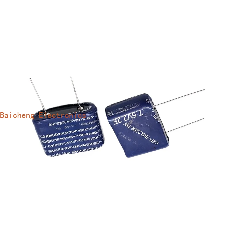 10 PCS 7.5V2.2F Farad Capacitor Componente CZP-7R5L225R-TW Combinação Módulo Pequeno