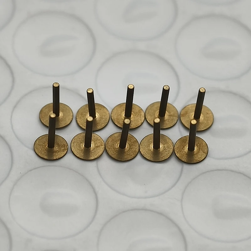 2/5/10PCS Dial Pin 0.6mm Diameter Copper Material Fixed Dial With Locating Foot Repair Dial Accessories Watch Modification Part