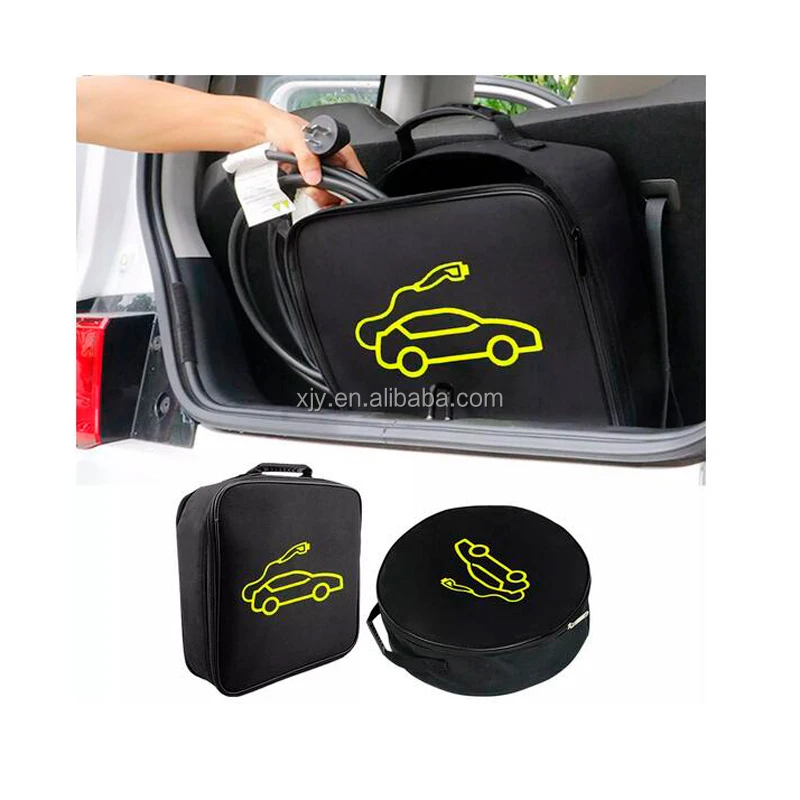 Sac de transport EV personnalisé pour véhicule électrique, étanche, arrang, chargeur de voiture, câble de charge, étui rigide de rangement