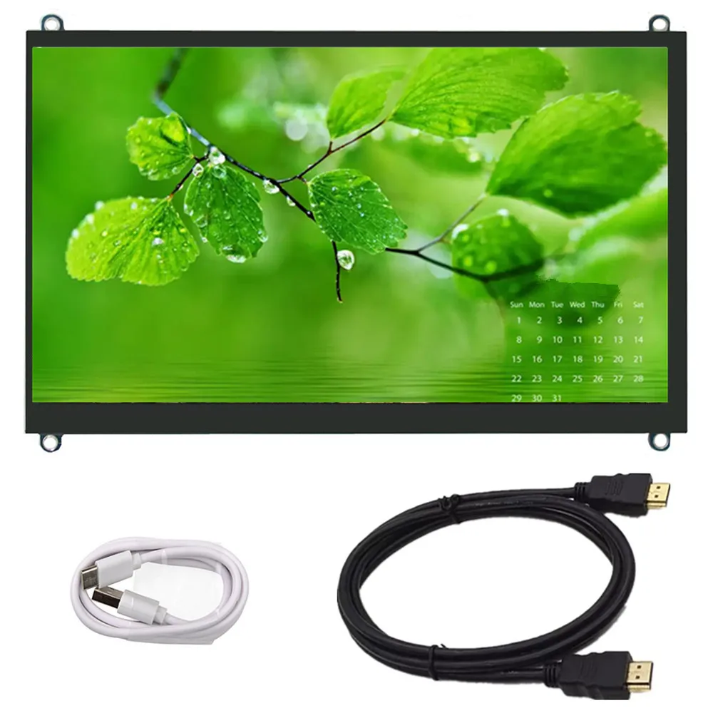 

7-дюймовый ЖК-дисплей, HDMI-совместимый сенсорный экран, разрешение 1024x600, емкостный сенсорный экран, системы поддержки для ПК Raspberry Pi