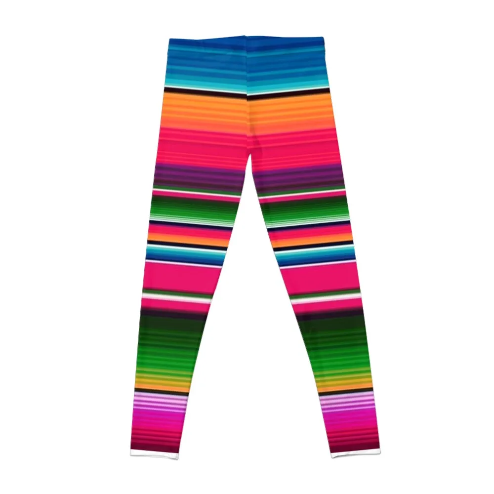 Mexican Blanket Striped Fiesta Serape Leggings jogging pants legings for fitness Womens Leggings