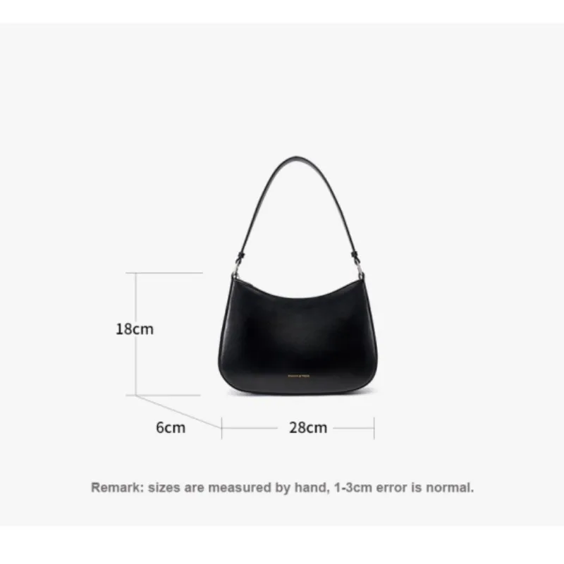 Jamhoo 2024 New Trendy Fashion Split Leather Shoulder Underarm Bag Simple Solid Color For Ladies Female Elegant Women Handbags