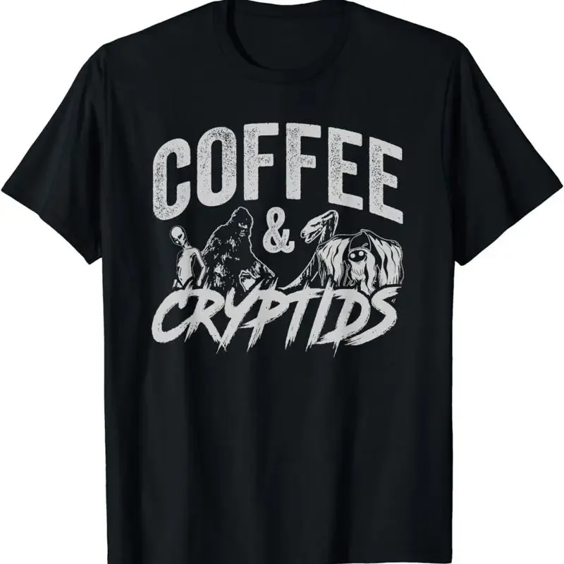 New Limited Coffee And Cryptids Design Idea Premium T Shirt S 3Xl