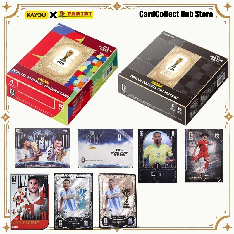

2026 Panini × KAYOU Official FIFA World Cup Trading Cards Messi Mbappé Haaland Yamal Extraordinary Edition Star Hobbyists Gift