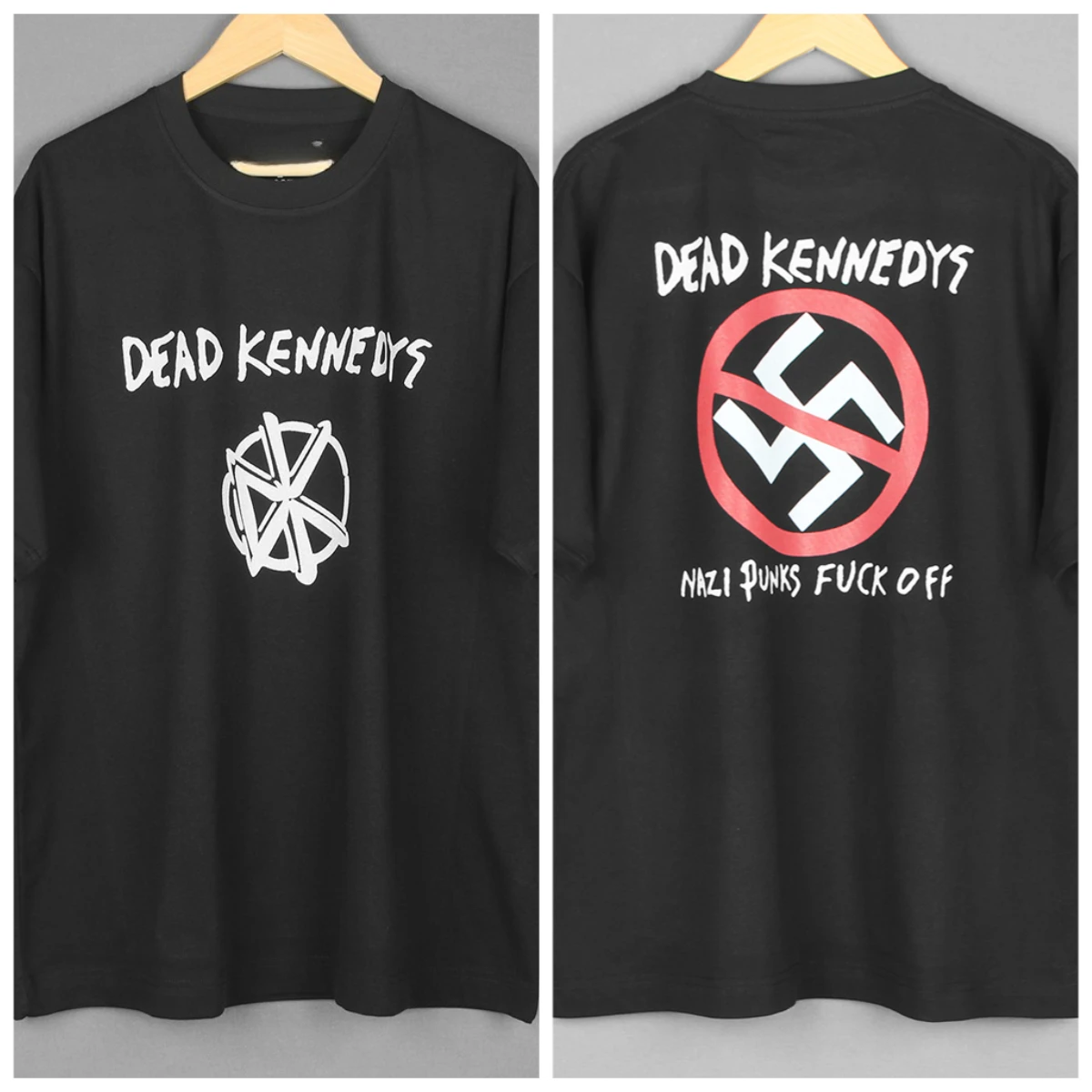 

American Leisure Men and Women Are Shoulder T-shirt Dead Kennedys Die Kennedy Anti-war Hardcore Punk Band with Short Sleeves