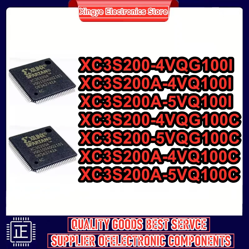 

Микросхемы XC3S200-4VQG100I, XC3S200-4VQG100C, XC3S200-5VQG100C, XC3S200A-4VQ100I, XC3S200A-4VQ100C, XC3S200A-5VQ100I, XC3S200A-5VQ100C