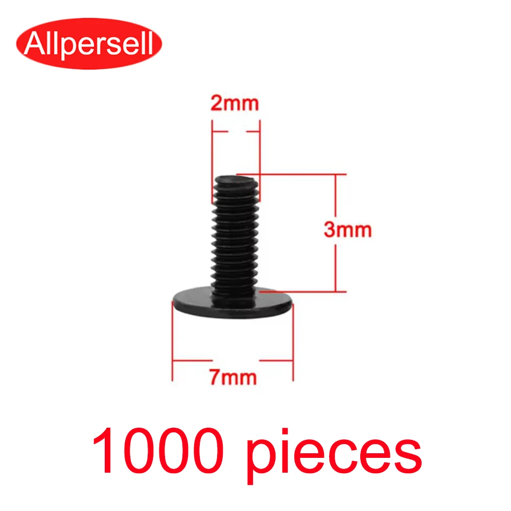 Laptop hinge screws Big head screw M2*3*7