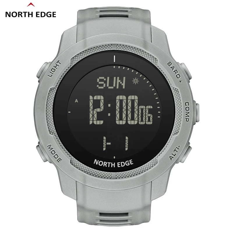 NORTH EDGE Vertico Men Digital Watch Military Sports Watches Waterproof 50M Altimeter Barometer Compass Alarm Outdoor Wristwatch