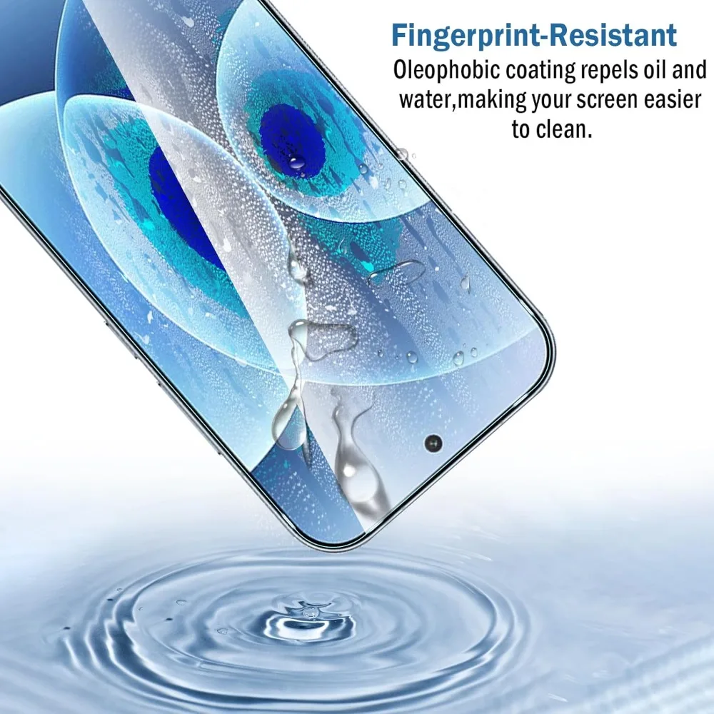 شاشة أمامية شفافة عالية الدقة 6 في 1 + أفلام عدسة لهاتف Xiaomi 17 Pro Max واقي شاشة من الزجاج المقسى طبقة رقيقة واقية لسلسلة Xiaomi 17 #5