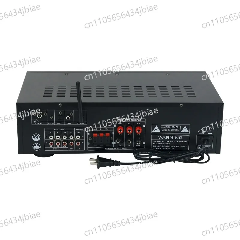 SR-3800 1000W 220V Bluetooth Amplifier 5.1CH Karaoke Digital Surround Power Amplifier