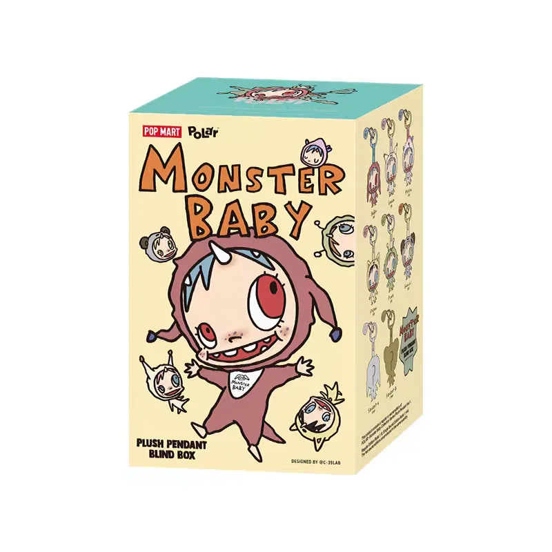 Pop Mart Genuine Polar Monster Baby Blind Box 8-12cm Posable