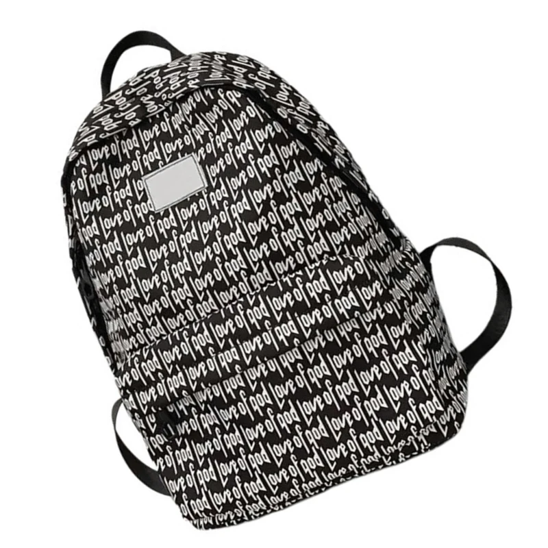 Mochila nailon para mujer, bolso escolar espacioso para libros y suministros con correa cómoda, mochila informal para