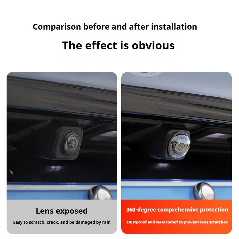 For JAC JS8 Refine RF8 SP7 M4 E3 E30X A5 Car Dedicated Camera Protection Cover 360° Panoramic Camera Lens Protective Accessories