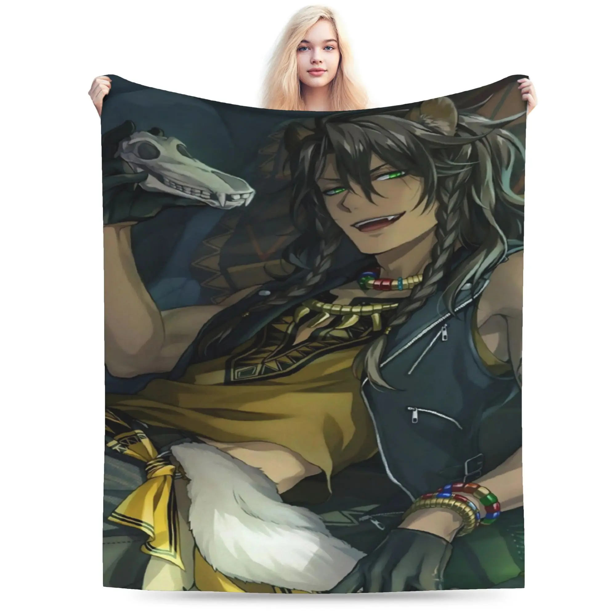 Relax Twisted Wonderland Leona Kingscholar  Blanket Merch Bed Decorative  Throws And Blankets Soft Flannel for Travel