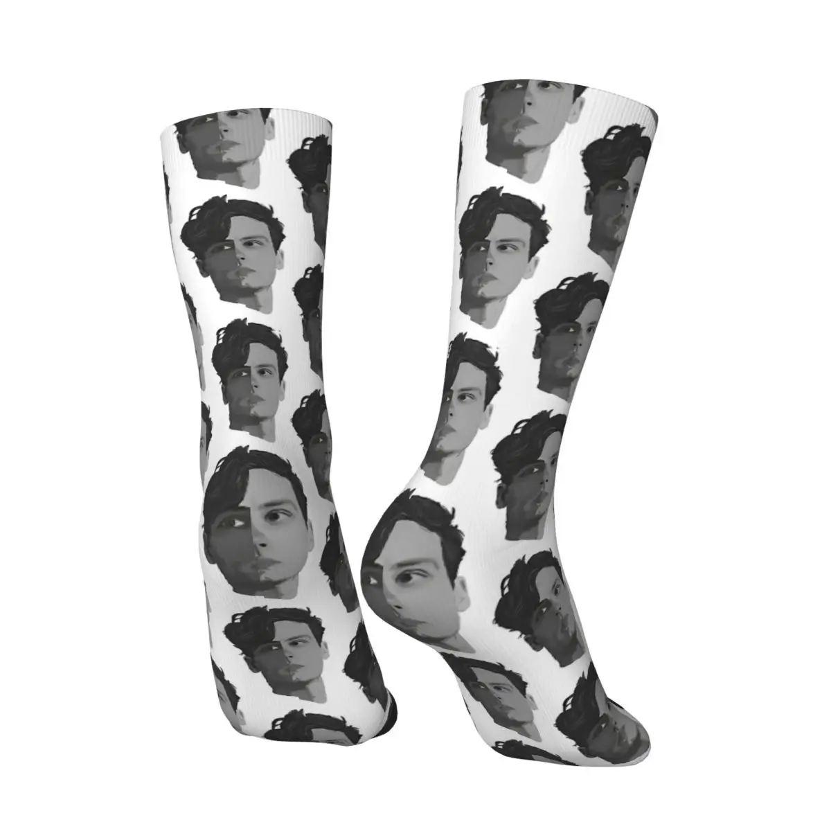 Calcetines Spencer Reid From Criminal Minds, medias de invierno, novedad, calcetines cómodos Unisex, calcetines antibacterianos para escalada gráfica