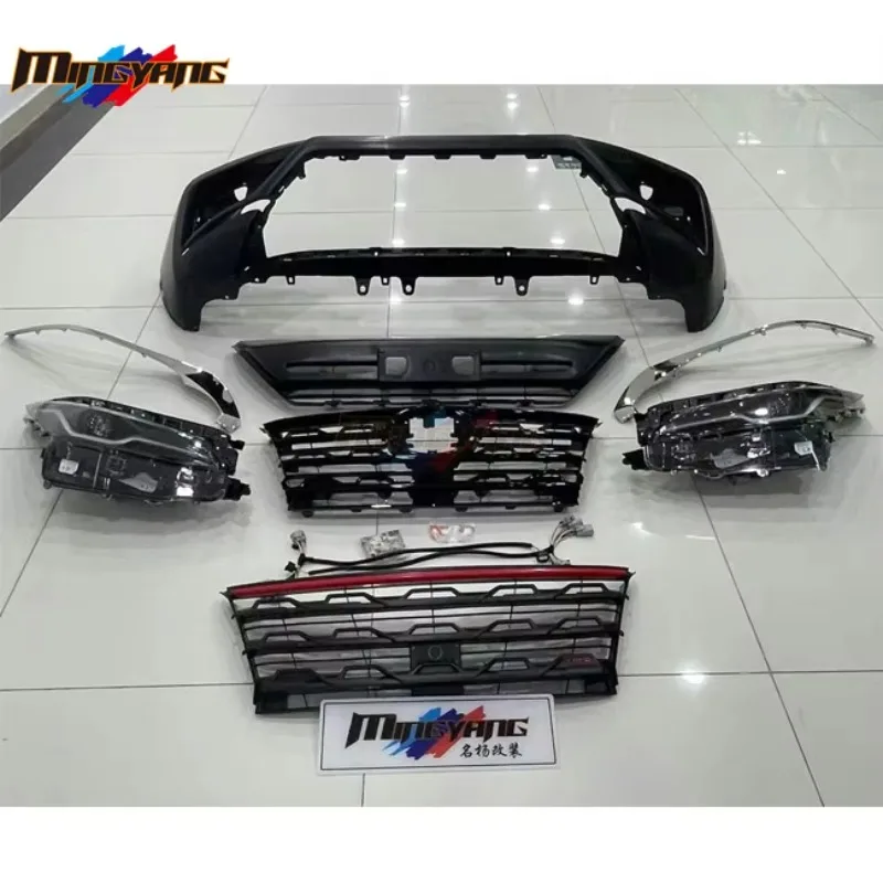 

Modification High Quality VRZ Design Car Bumpers Bodykit Body Kit for Fortuner 2016-2021 up to Legender With LED Head Lig