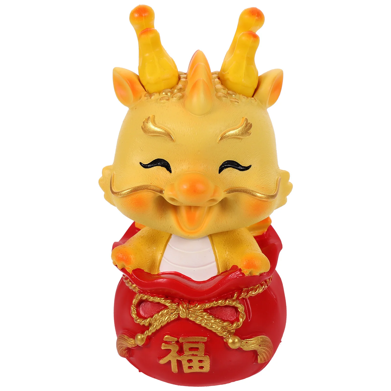 الصينية الراتنج التنين الديكور الكرتون رائعتين مصغرة سطح المكتب ملحق المنزل مكتب مخزن هدية مستقر شقة الملمس زودياك