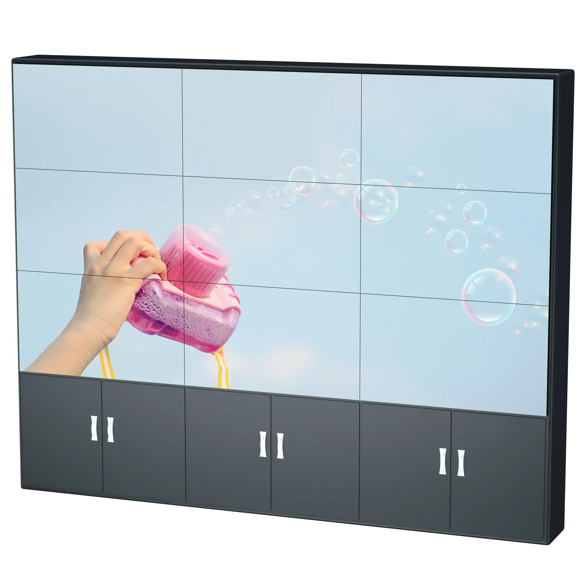 

Hot Selling 55 inch infrared touch seamless videowall 1920 x 1080 lcd video wall liquid splicing screen