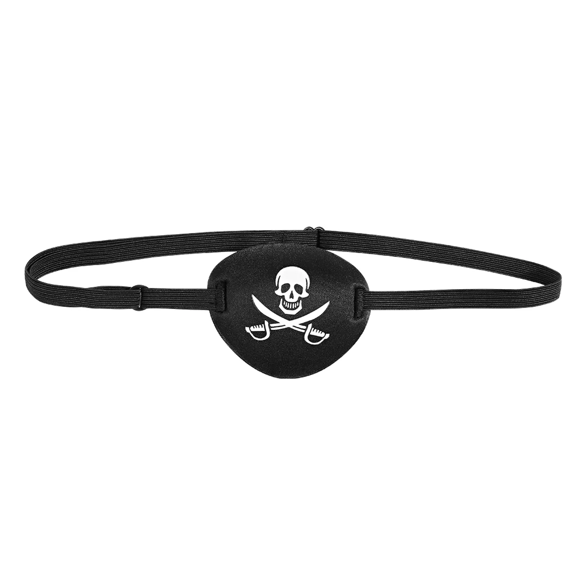 Remendo de olho preguiçoso pirata crânio máscara remendos para adultos máscaras presente de halloween criança feminina