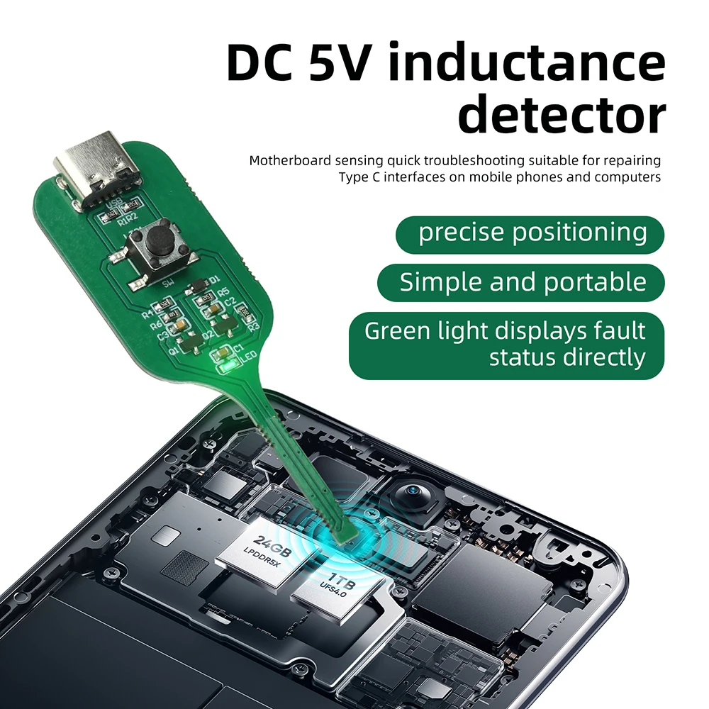 Tester indukcyjności Type-C /  – Co Detector Plug recenzja i cena