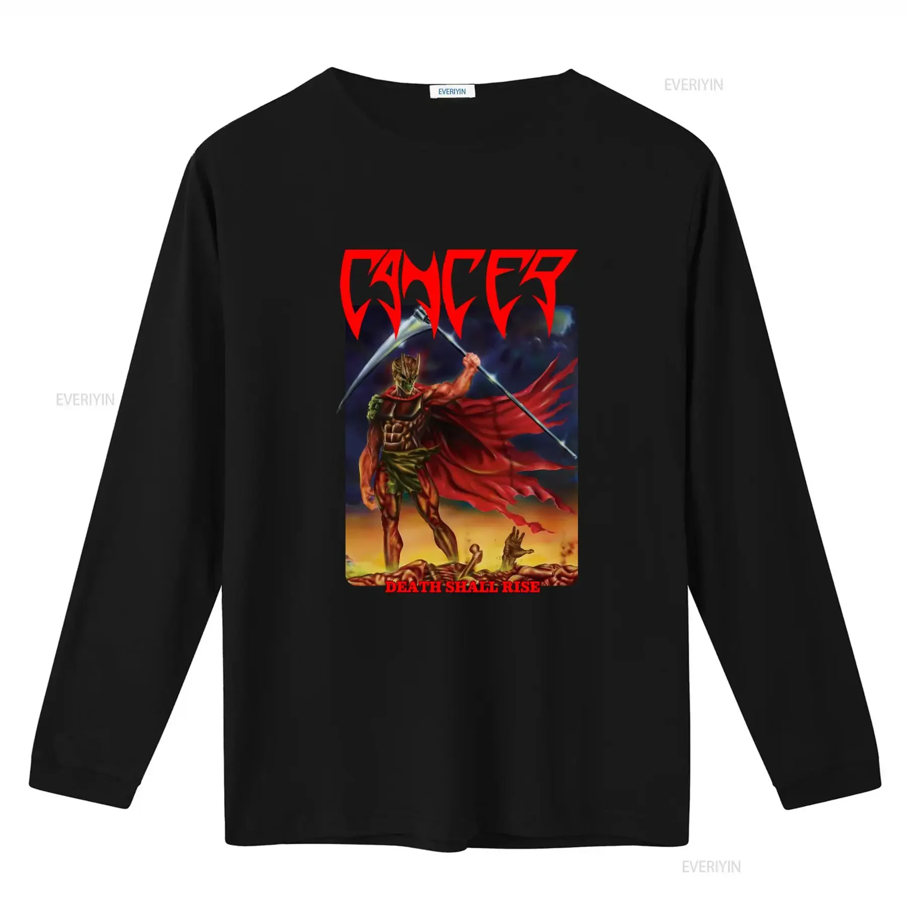 New DTG T Shirt for Men and Women Cancer Death Shall Rise Design Available in Sizes S to 7XL vintage Washed Stylish Comfortable