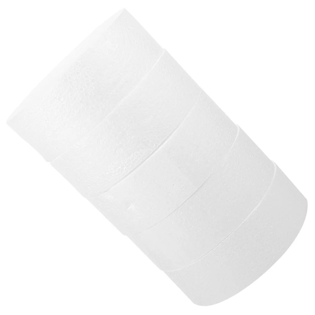 

5pcs Polystyrene Foam Discs Round Craft Foam For Diy Cake Decorating Art Projects Floral Arrangement Craft Supplies