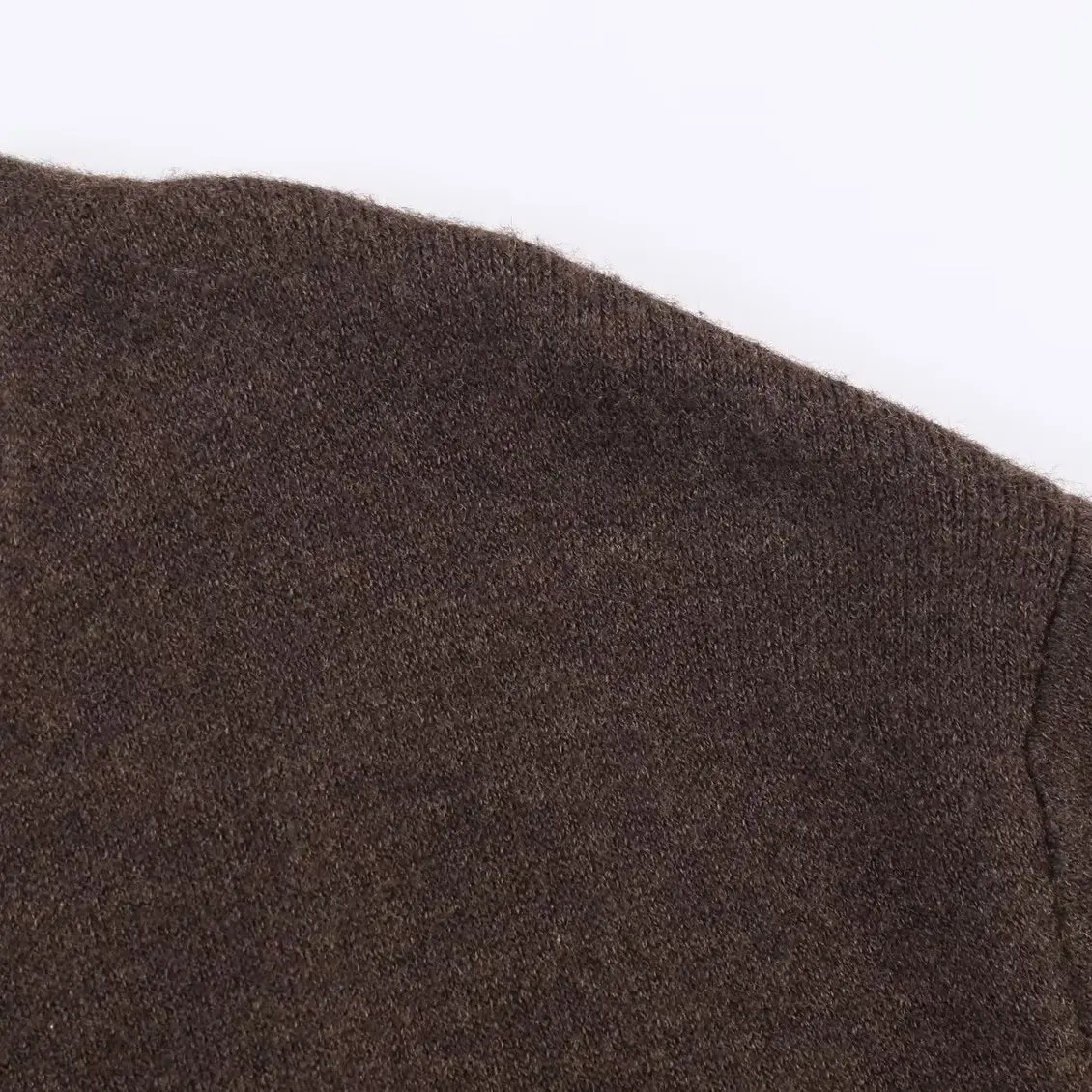 KASLEAD New Women's Faion Simple Knitted Belted Jaet V-ne Mid-length Polyester Fiber Long Sve Winter Outerwear