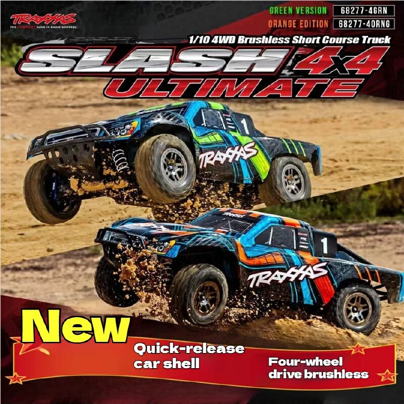 Traxxas Slash Upgraded Four-Wheel Drive Brushless Short Card High-Speed Off-Road Climbing Vehicle Tsm Bluetooth Module