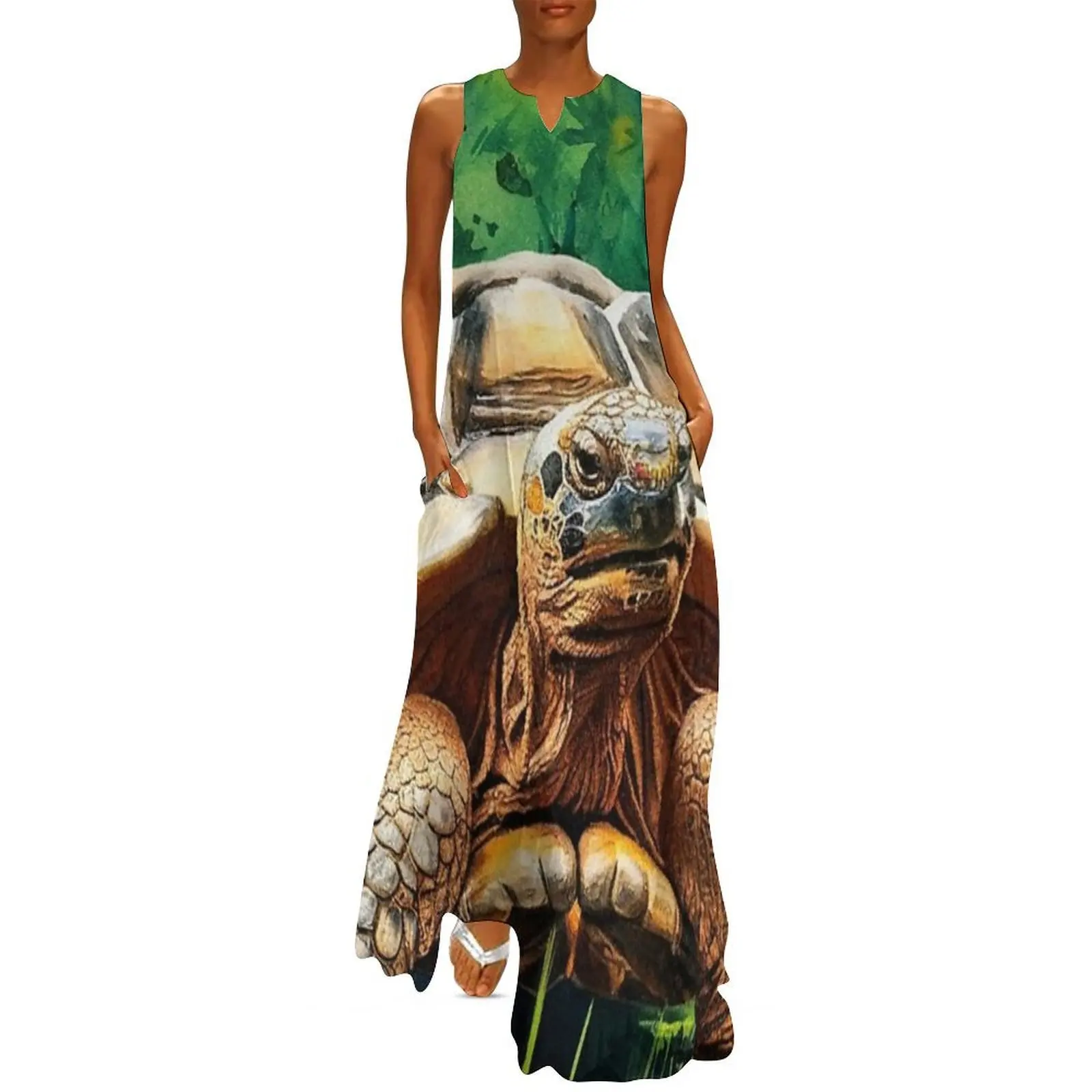 

Tortoise Long Dress wedding dresses for woman Dress vintage Women's summer dress