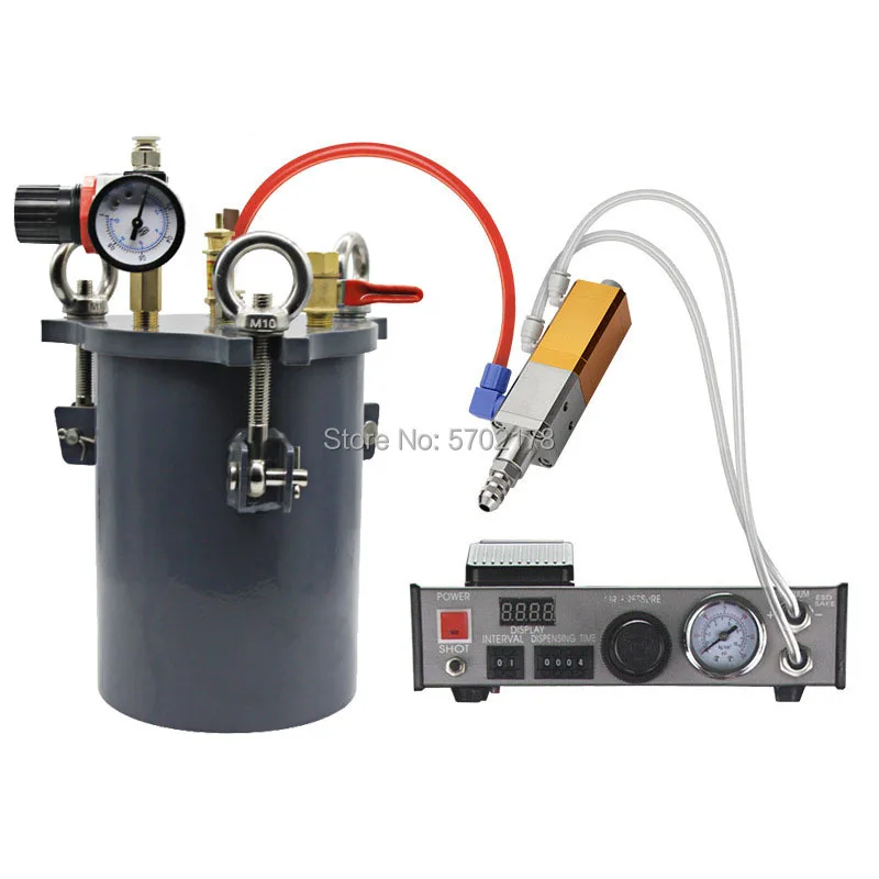 

BY-31A Настольный диспенсер с высоким потоком, автоматический однокомпонентный диспенсер для клея, подходящий для силиконовой эпоксидной смолы