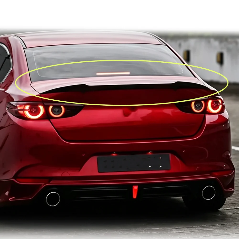

For Mazda 3 Axela 2020-2024 AE model unpainted original carbon brazed rear spoiler rear luggage modification accessory spoiler