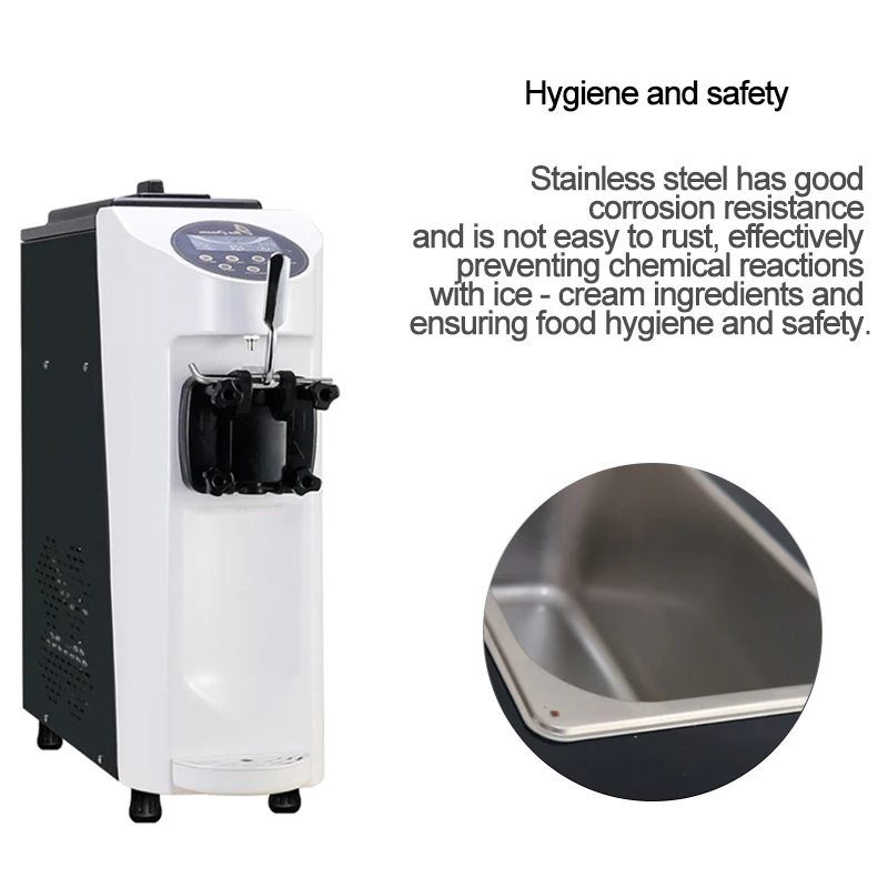 Easy to Operate Commercial Soft Serve Ice Cream Machine Machinery Ice-cream Ice Cream Machine