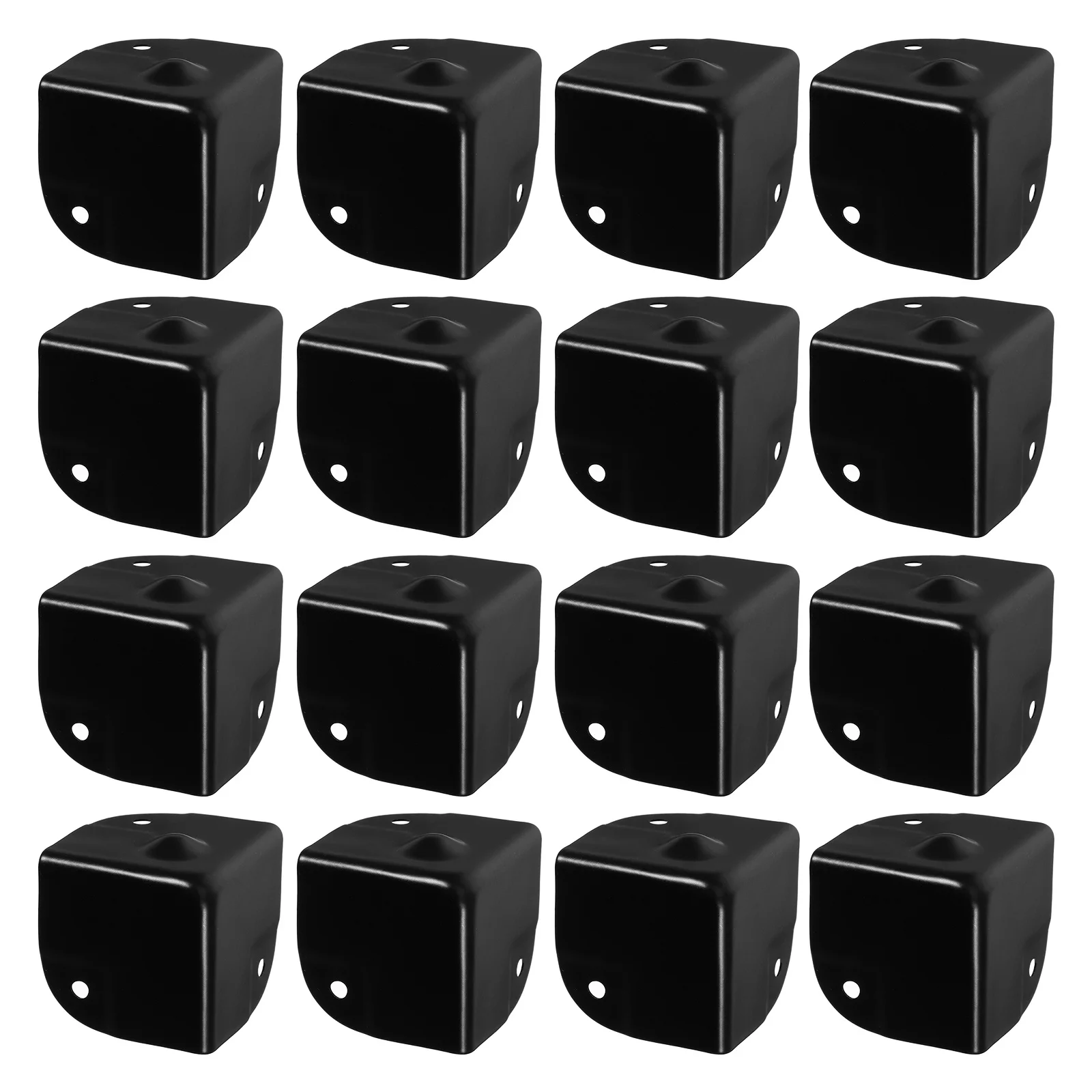 16 шт., угловая пленка с треугольным шаром, фурнитура, аксессуары для кейсов для полетов, упаковочные коробки, шкаф для динамиков, полка для гитары, металлический угол