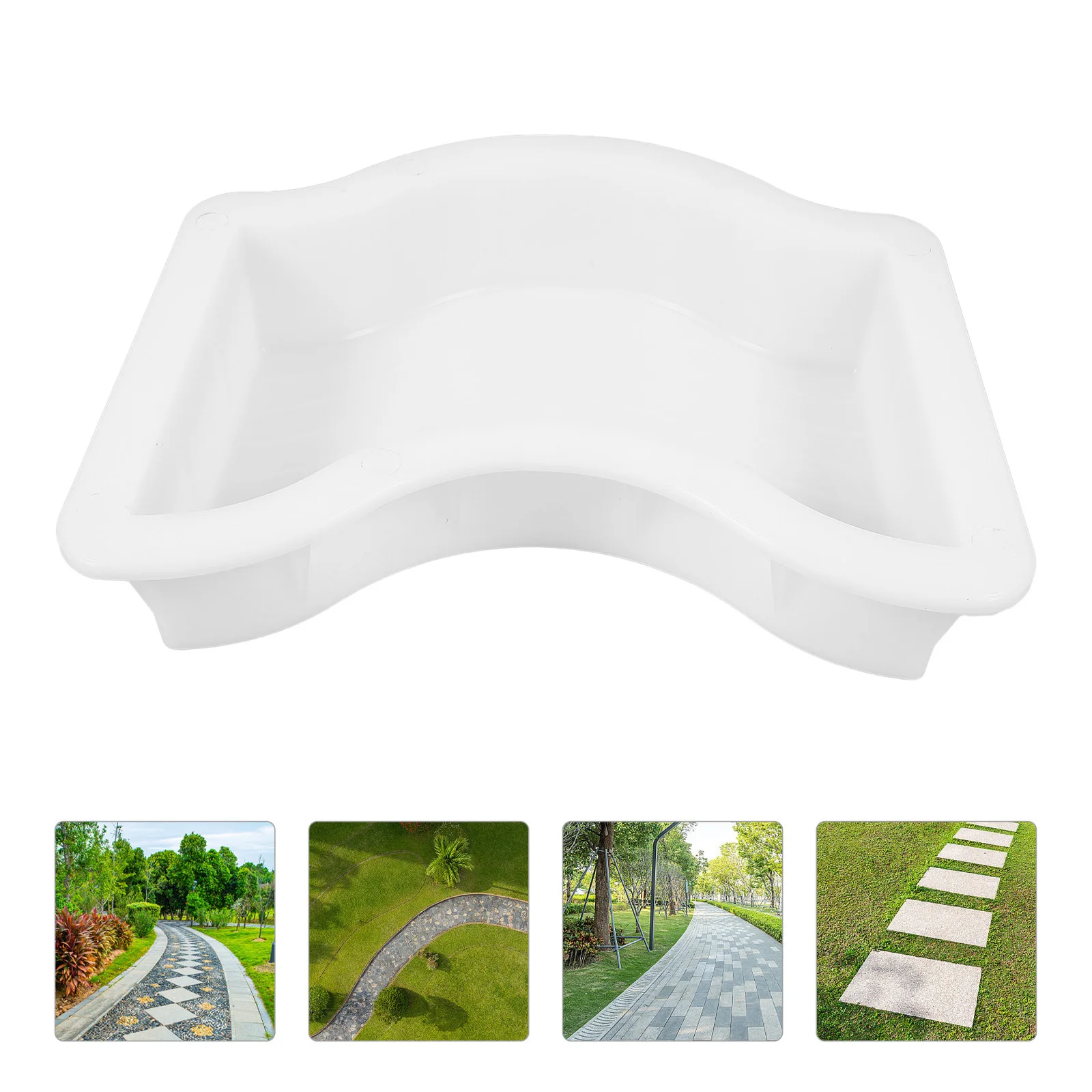 

Concrete Molds Cement Paving Mold For Diy Garden Path Stepping Stone Yard Paver Plastic Form Decorative Pavement Brick Maker