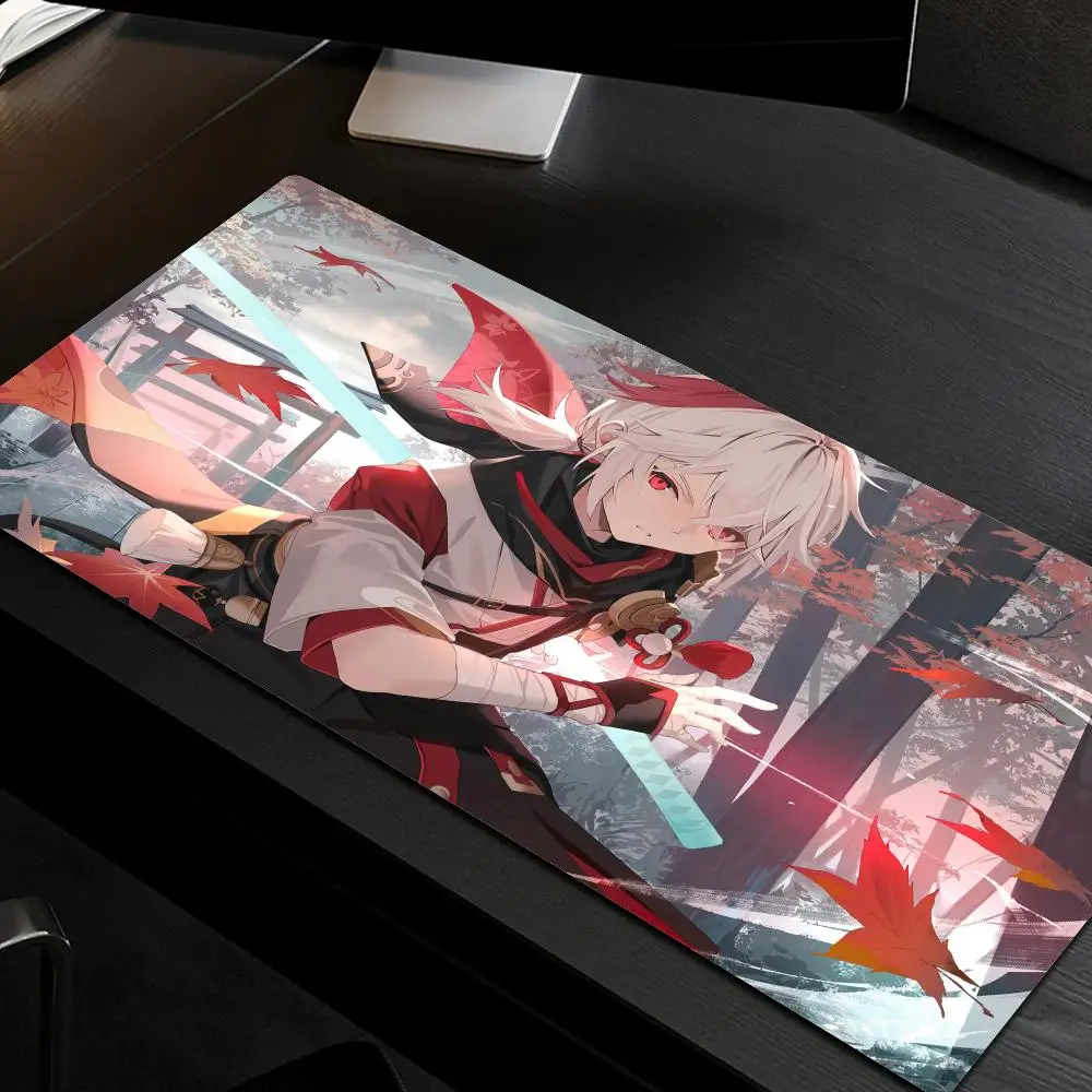 Genshin Impact Kaedehara Kazuha Extra Large Gaming Laptop Computer Desk Mat Mouse Pad Mouse Mat Notbook Mousepad For PC Desk Pad