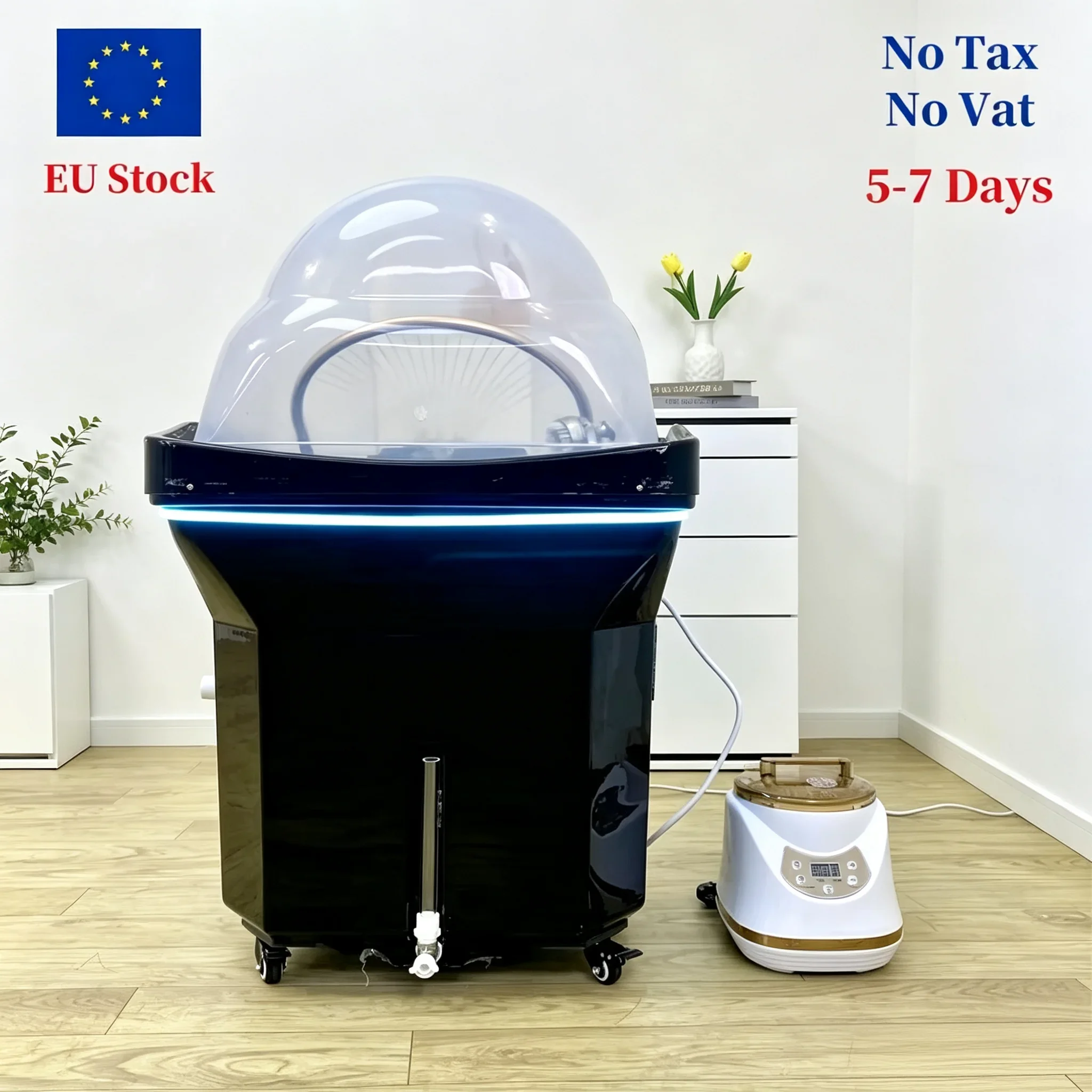 Lavabo portatile per shampoo con serbatoio d'acqua da 60L, ideale per saloni di parrucchieri, con funzione spa e massaggio, senza necessità di impianto idraulico e con vaporizzatore, lavabo per