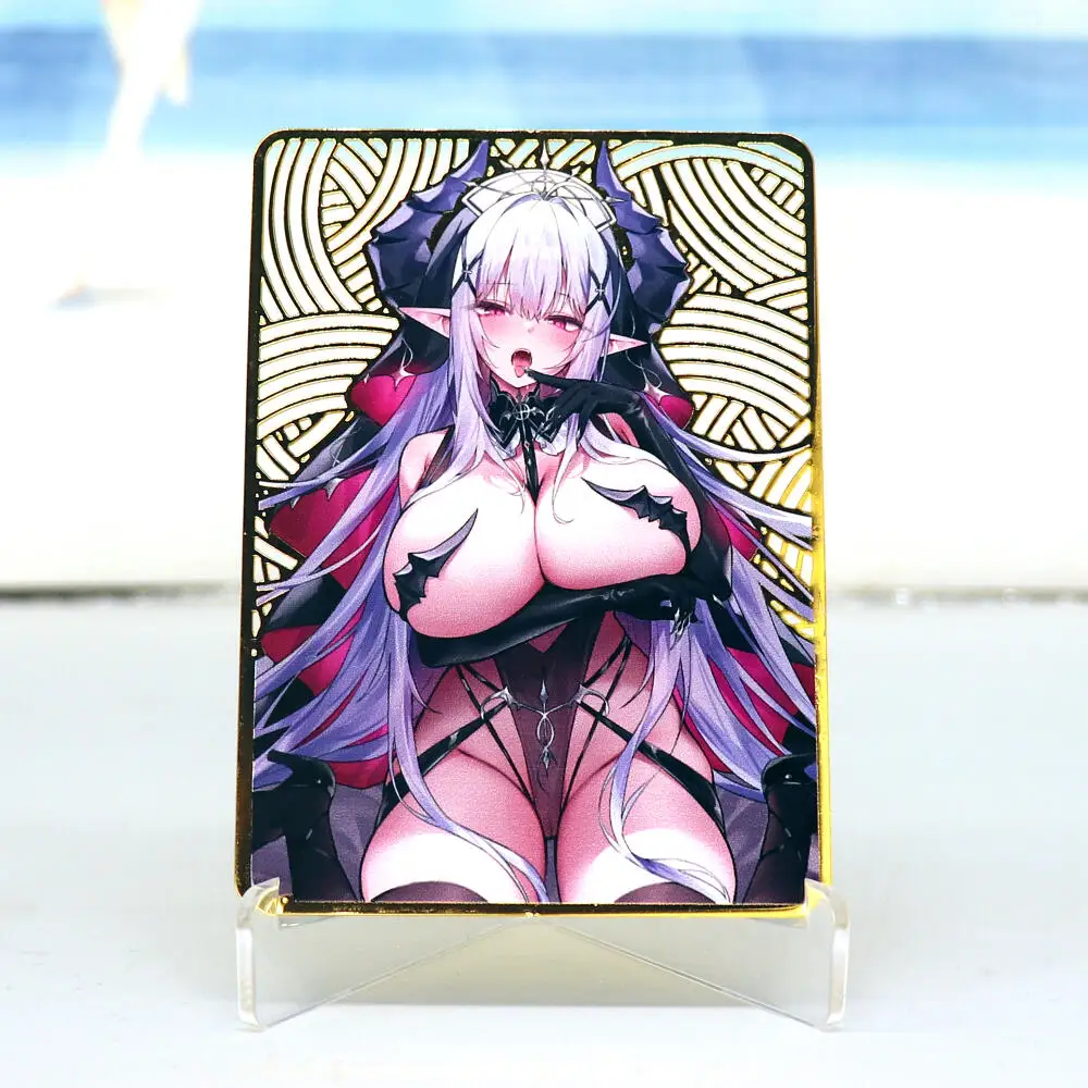 コレクションカード DIY ACG 女神物語 アニメ 御坂美琴 白井黒子 セクシー メタルボーイ ゲーム おもちゃ フェスティバル 誕生日プレゼント