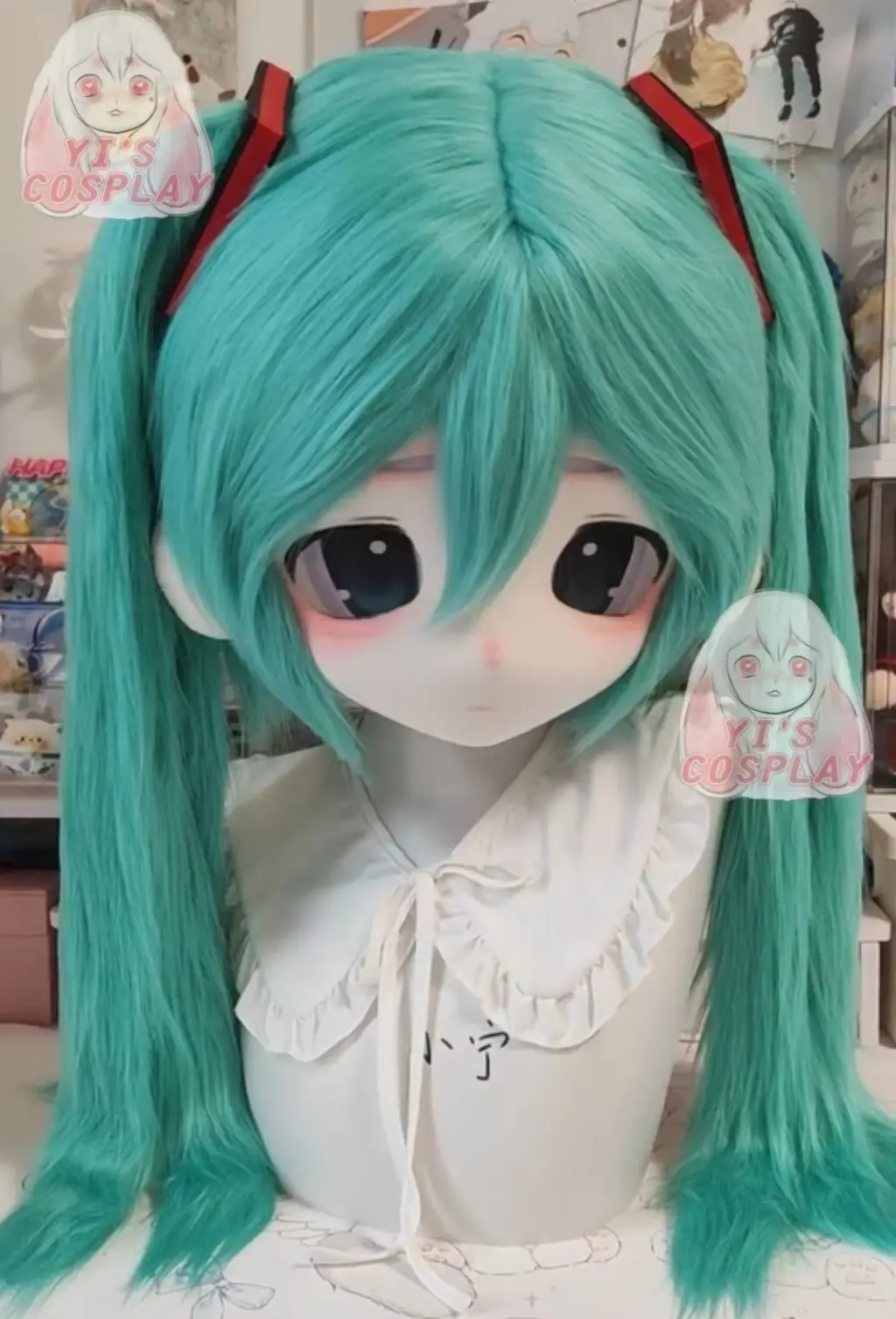 Fursuit رئيس اليدوية Yis تأثيري مخصص فروي رئيس Kigurumi تأثيري كيمونو سماعات الوحش مخصص Fursuit كيمونو رئيس