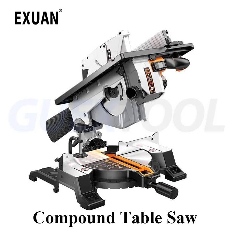 

Compound Saw Bevel Cutting 45 Degrees Woodworking Special Table Saw 10-inch Aluminum Alloy Cutting Machine,Dust-free Miter Saw