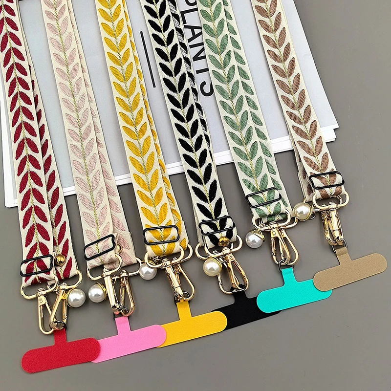 Mobile Phone Strap Shoulder Neck Band Metal Buckle Plastic Key Chain Rope For Cards Anti-lost Crossbody Universal Long Lanyard